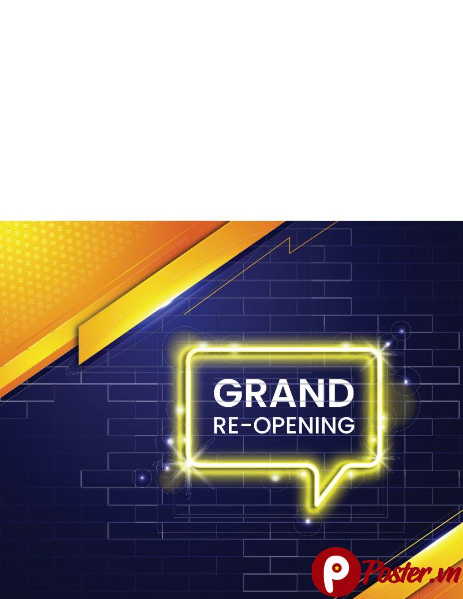 Grand Re-opening Vector