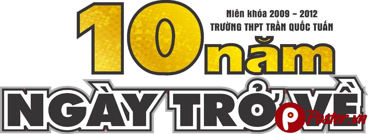 Vector Hashtag Họp Lớp 10 Năm