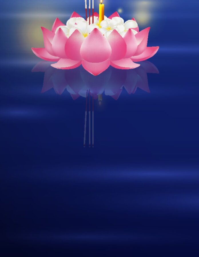 Vector hoa đăng sen EPS