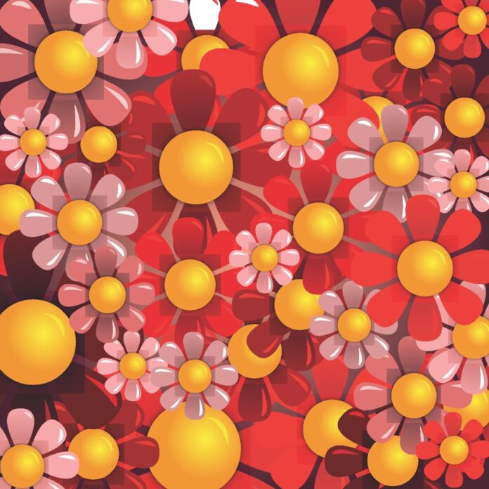 Vector hoa đỏ hồng đẹp