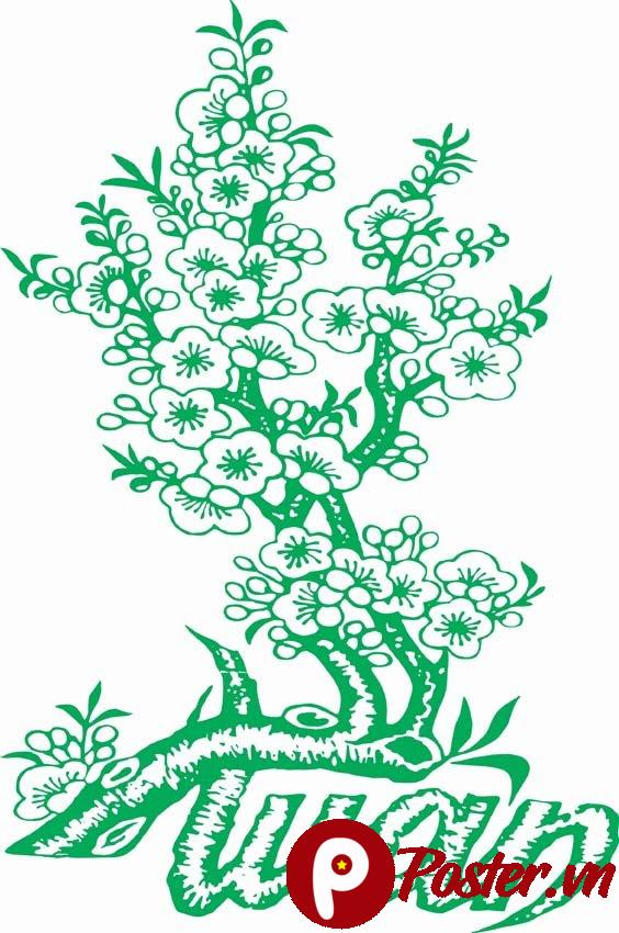 Vector Hoa Mai Tết 2025