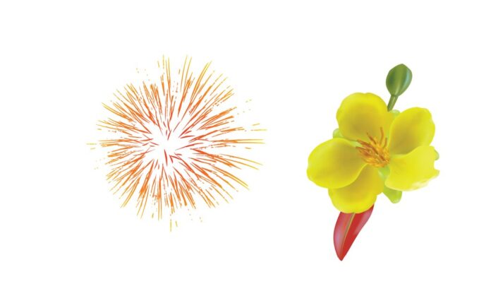Vector Hoa Mai Tết (5)