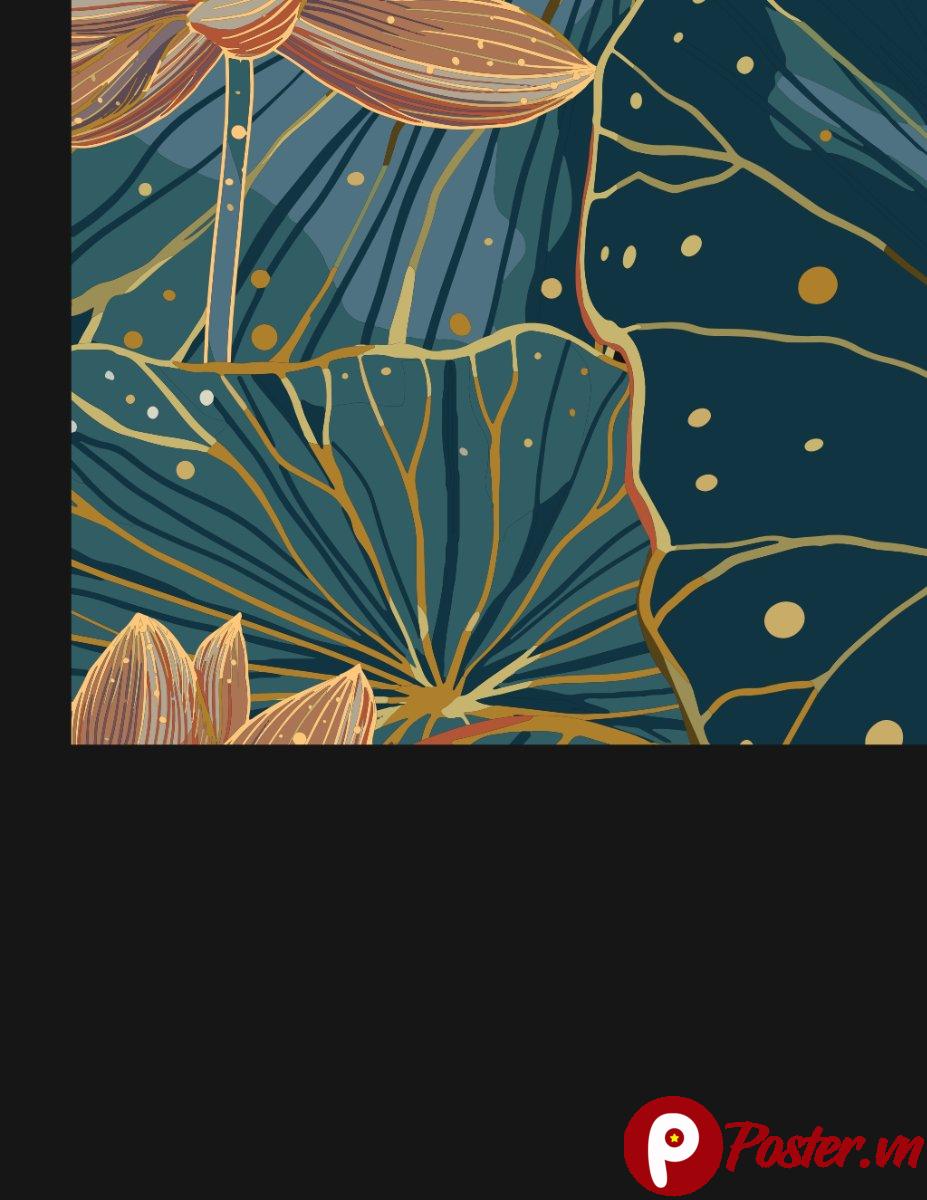 Vector Hoa Sen Liền Mạch