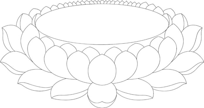 Vector hoa sen Phật giáo