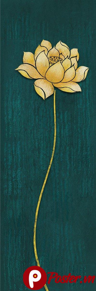 Vector hoa sen vàng