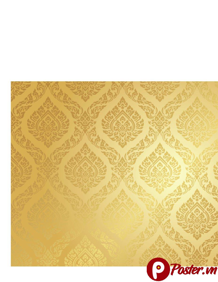 Vector họa tiết Thái Lan vàng