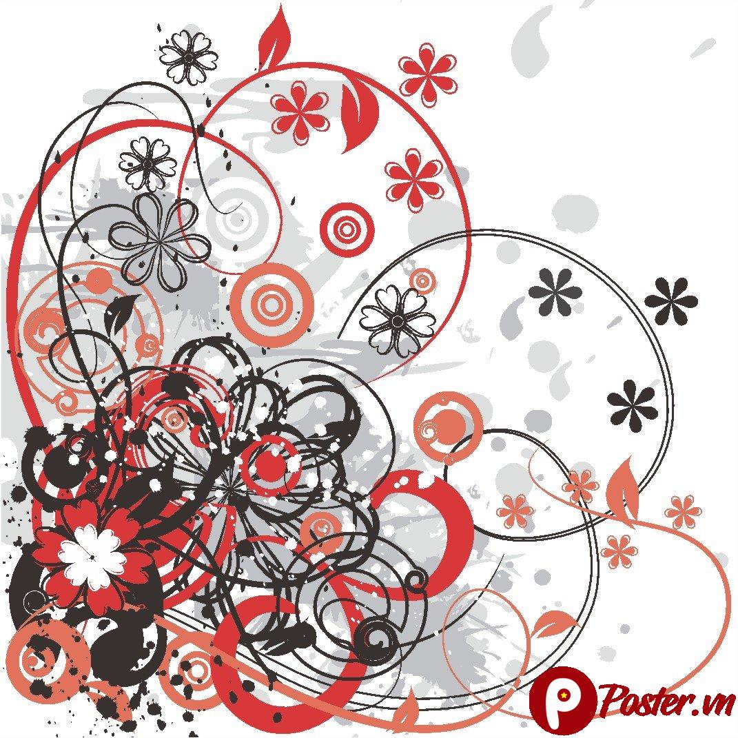 Vector hoa tiết trừu tượng