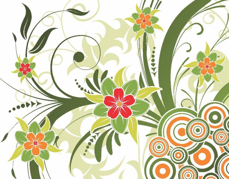 Vector hoa văn trang trí đẹp