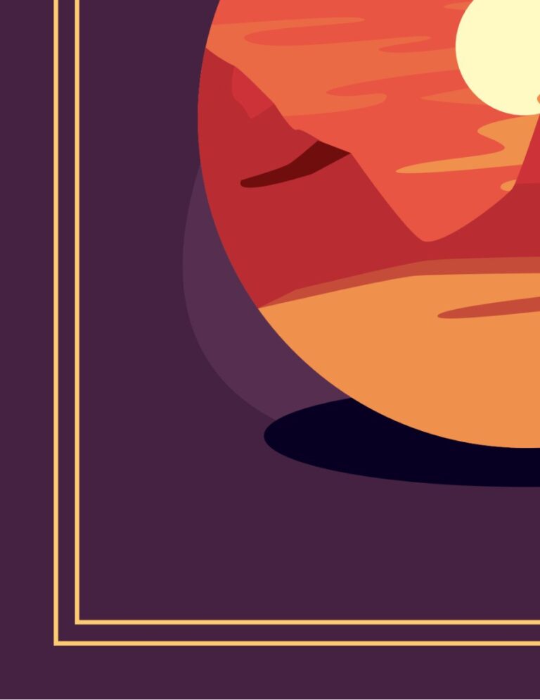 Vector hoàng hôn đẹp