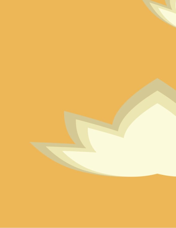 Vector lá sen vàng EPS