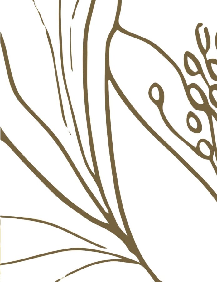 Vector lá vàng đồ họa EPS