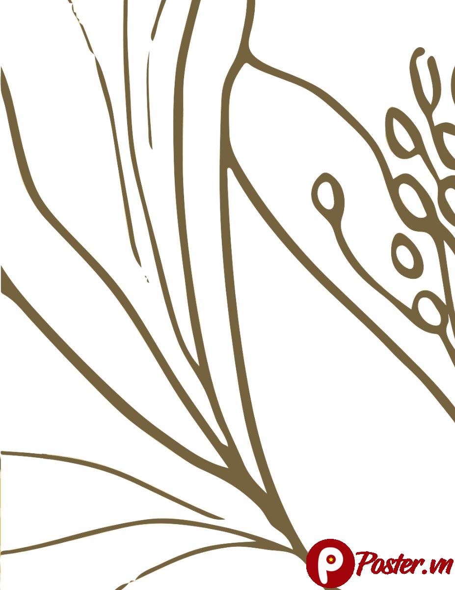 Vector lá vàng đồ họa EPS