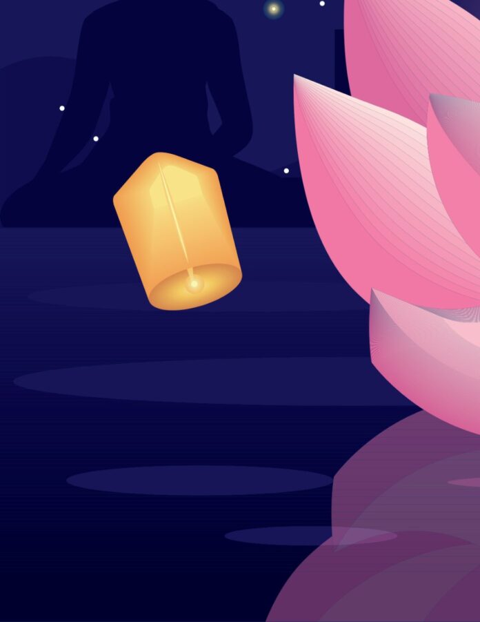 Vector lễ hội hoa đăng