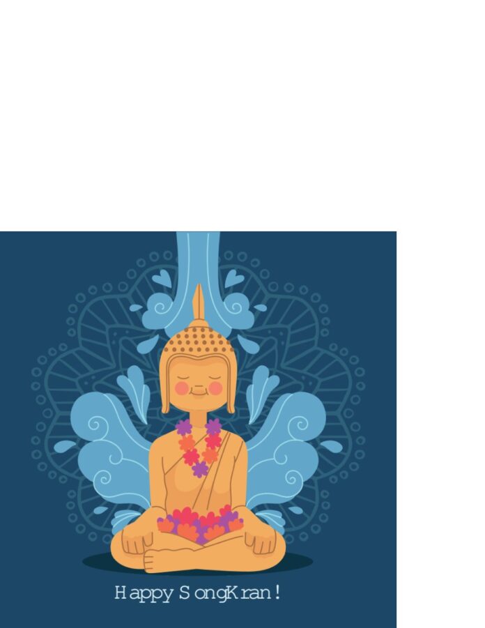 Vector lễ hội Songkran