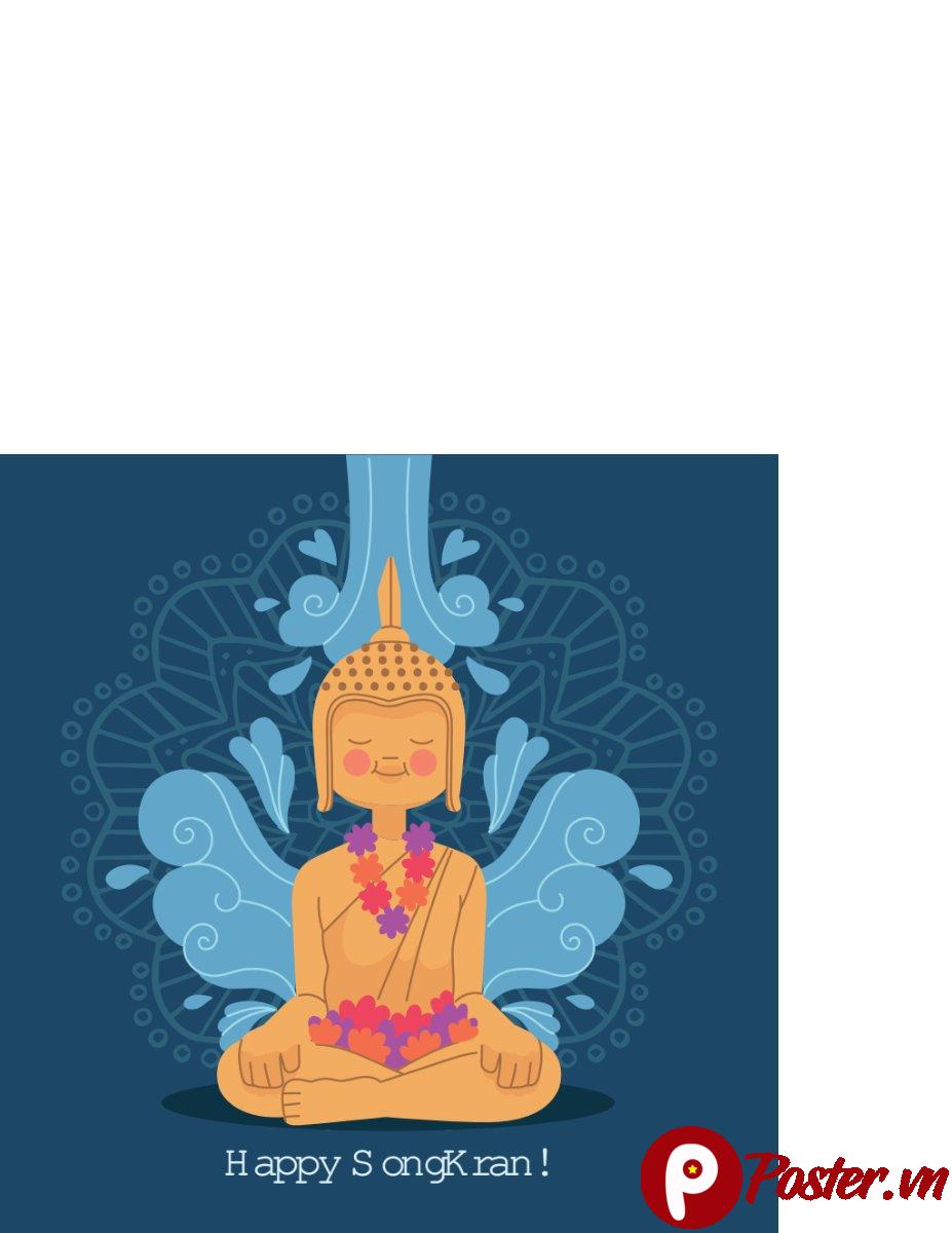 Vector lễ hội Songkran