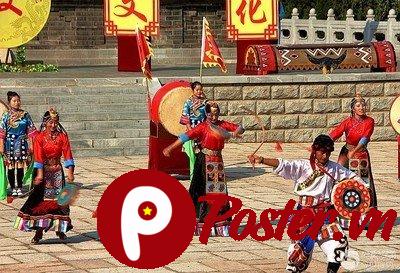 Vector lễ hội văn hóa dân gian