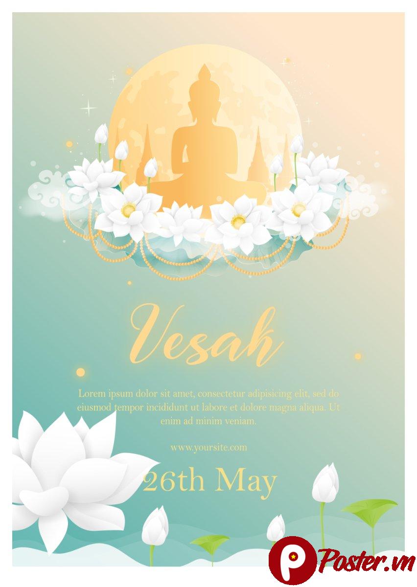 Vector Lễ Phật Đản Vesak