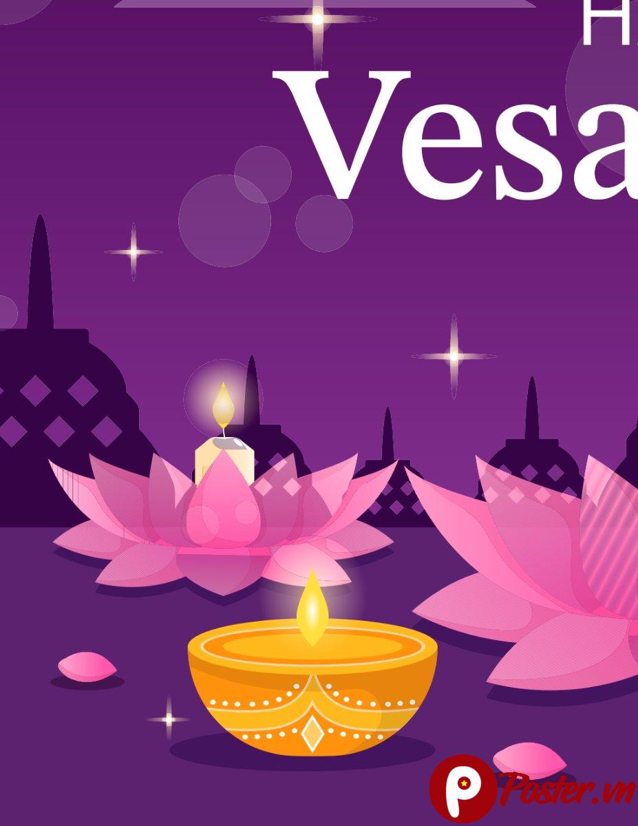 Vector Lễ Phật Đản Vesak