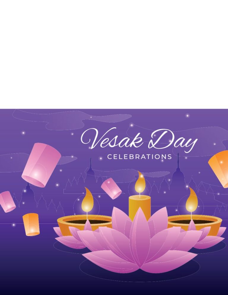 Vector Lễ Phật Đản Vesak Day