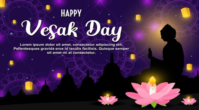 Vector Lễ Phật Đản Vesak Day