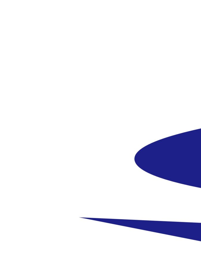 Thiết kế vector logo trừu tượng tối giản màu xanh navy trên nền trắng