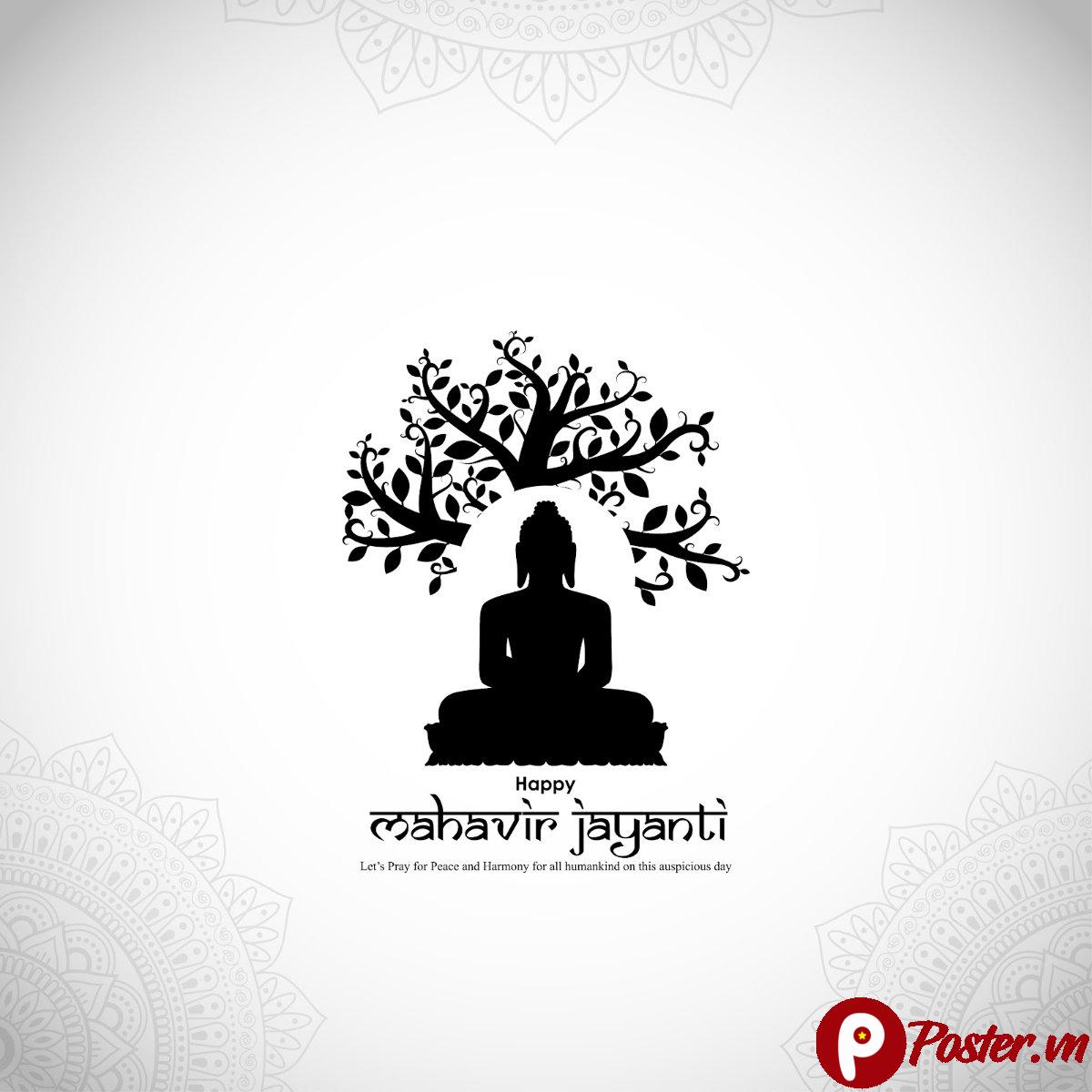 Vector Mahavir Jayanti