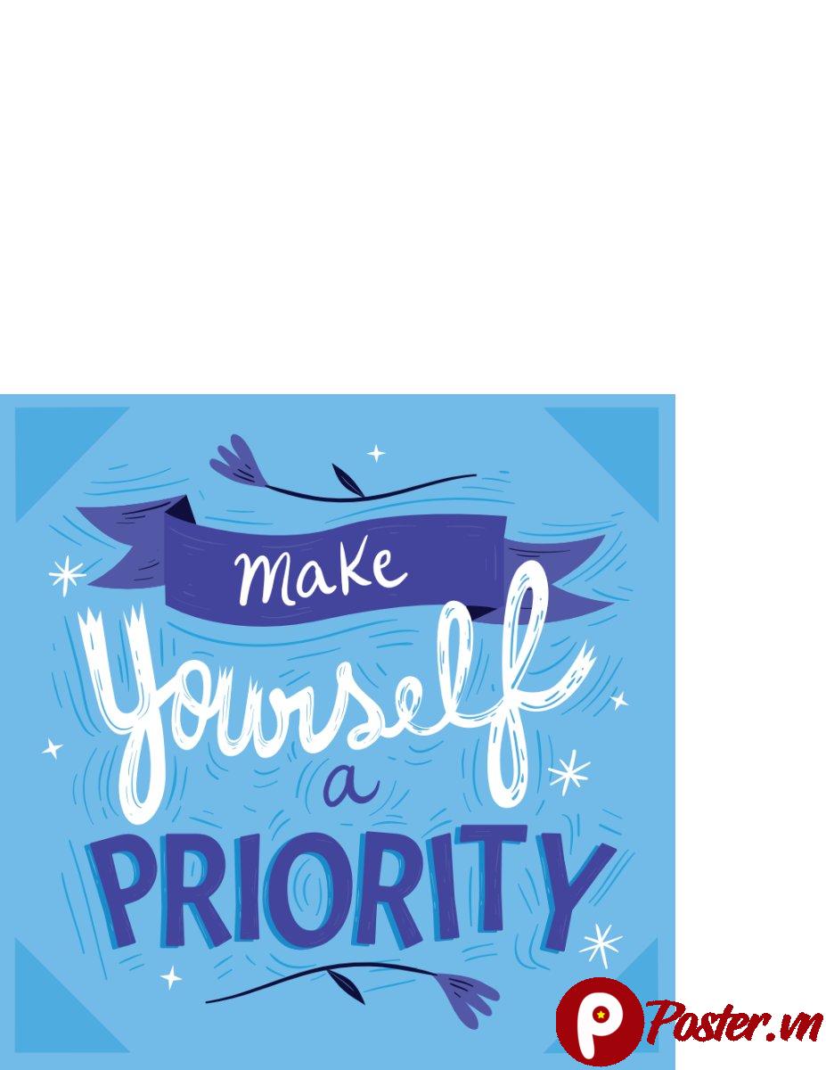 Vector Make Yourself A Priority