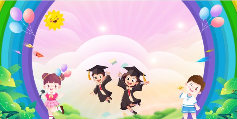 Vector mầm non tốt nghiệp