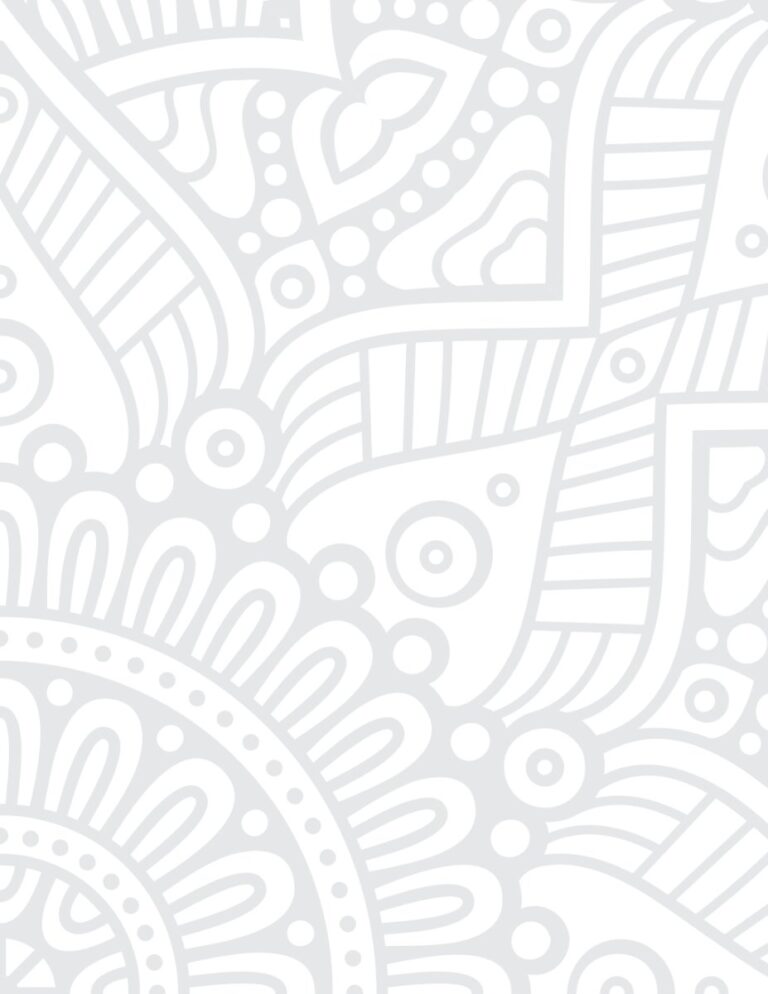 Vector Mandala Đen Trắng Đa Năng