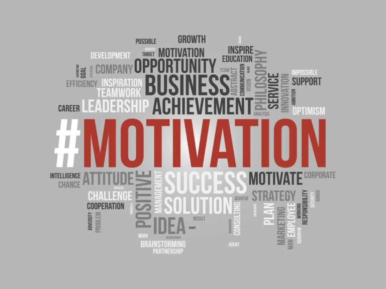 Vector Motivation Word Cloud