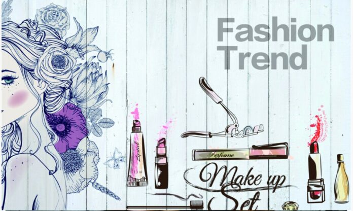 Vector mỹ phẩm thời trang