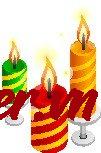 Vector nến sinh nhật