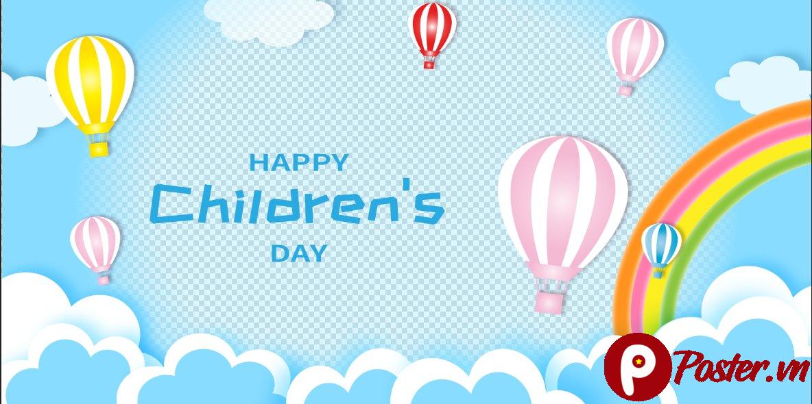 Vector Ngày Quốc tế Thiếu nhi