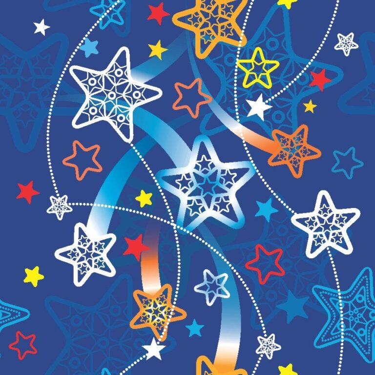 Vector ngôi sao đa sắc