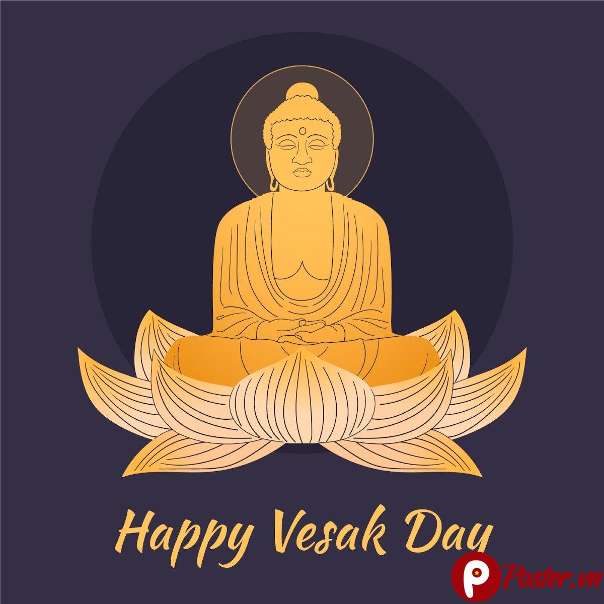Vector Phật Đản Vesak