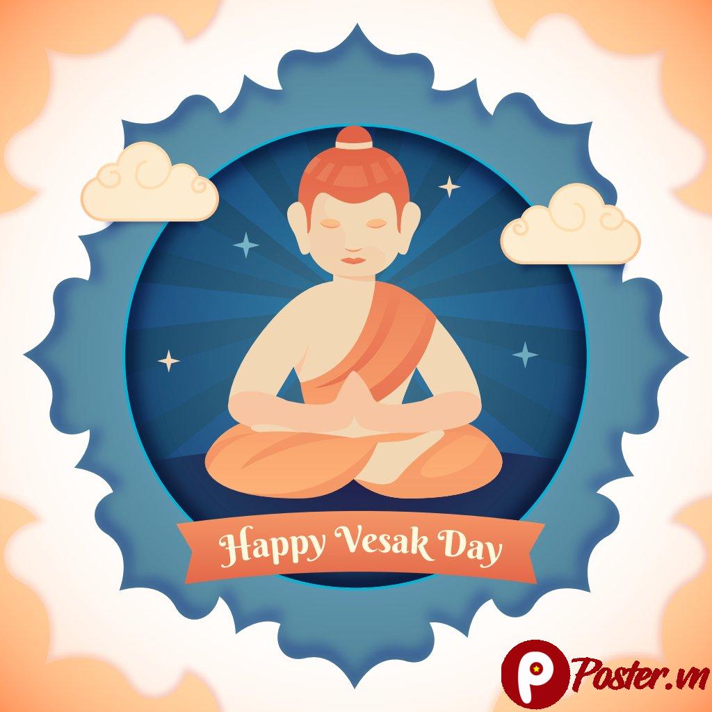 Vector Phật Đản Vesak