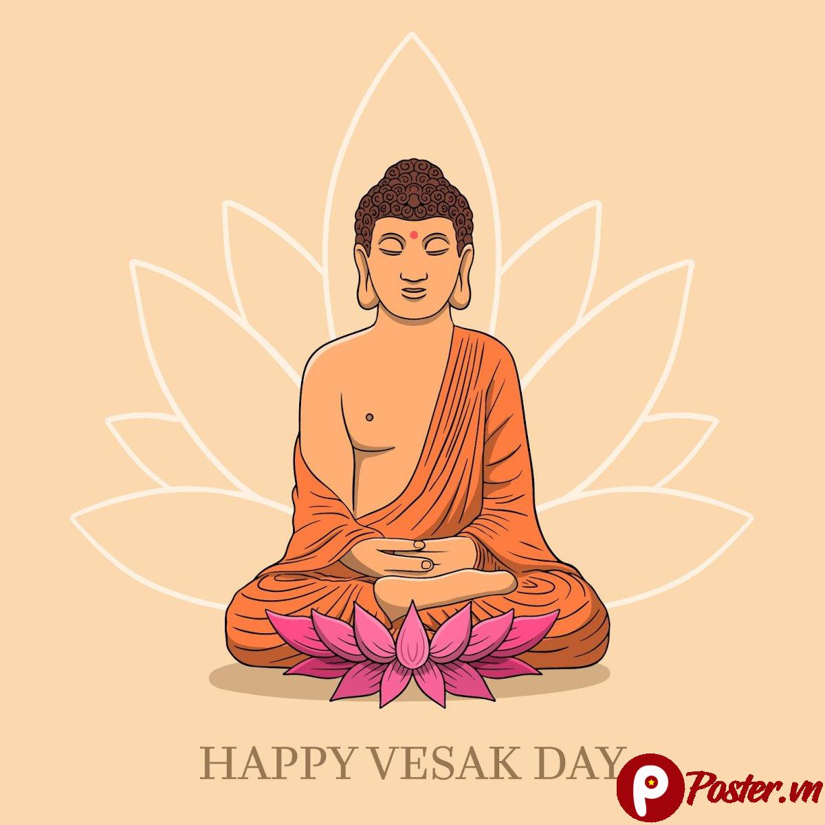 Vector Phật Đản Vesak