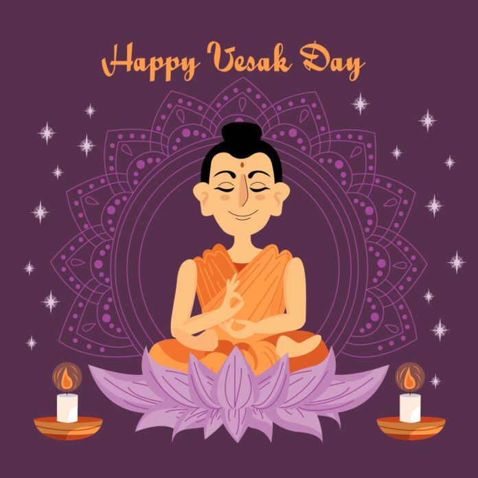 Vector Phật Đản Vesak