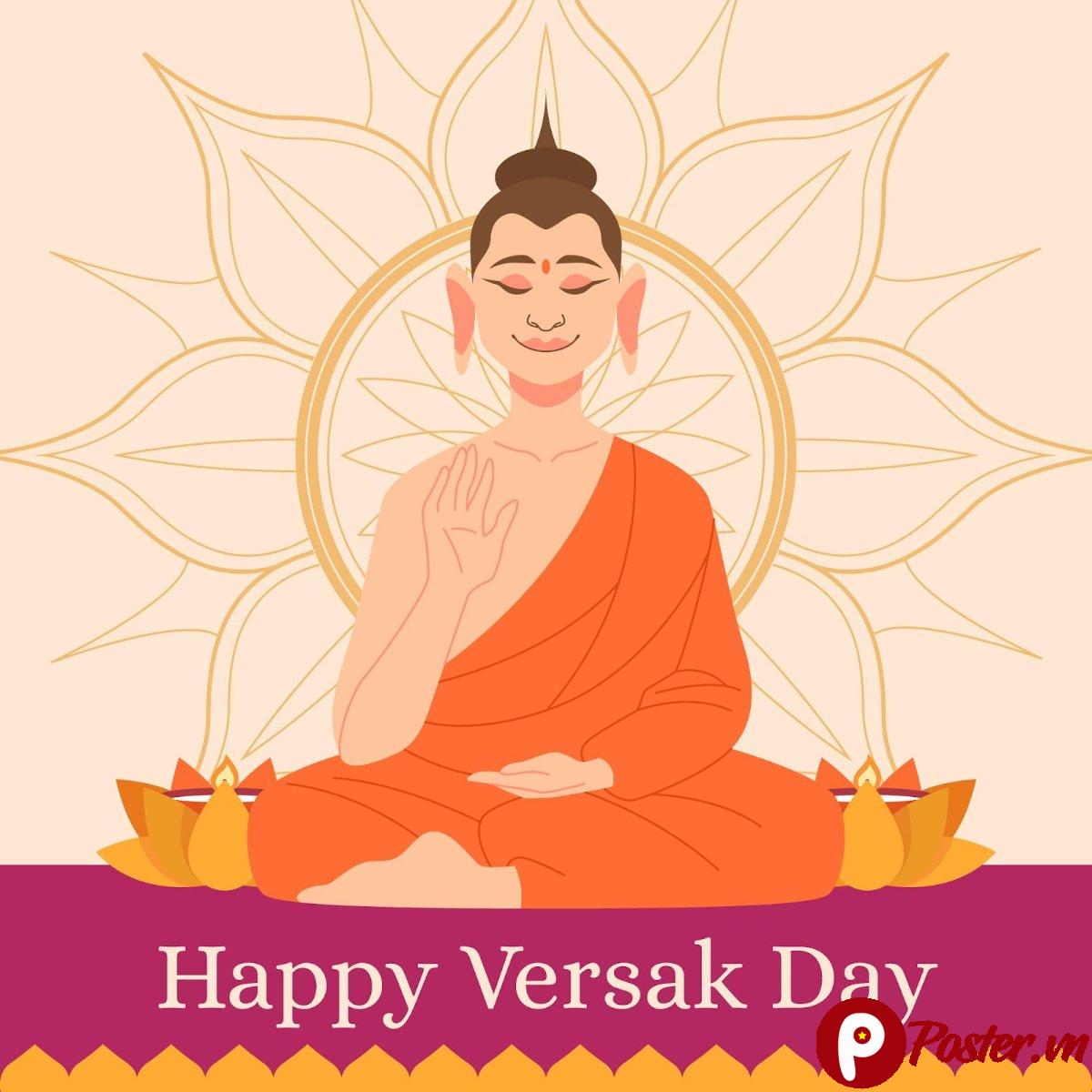 Vector Phật Đản Vesak