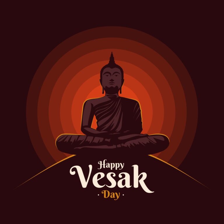 Vector Phật Đản Vesak Day