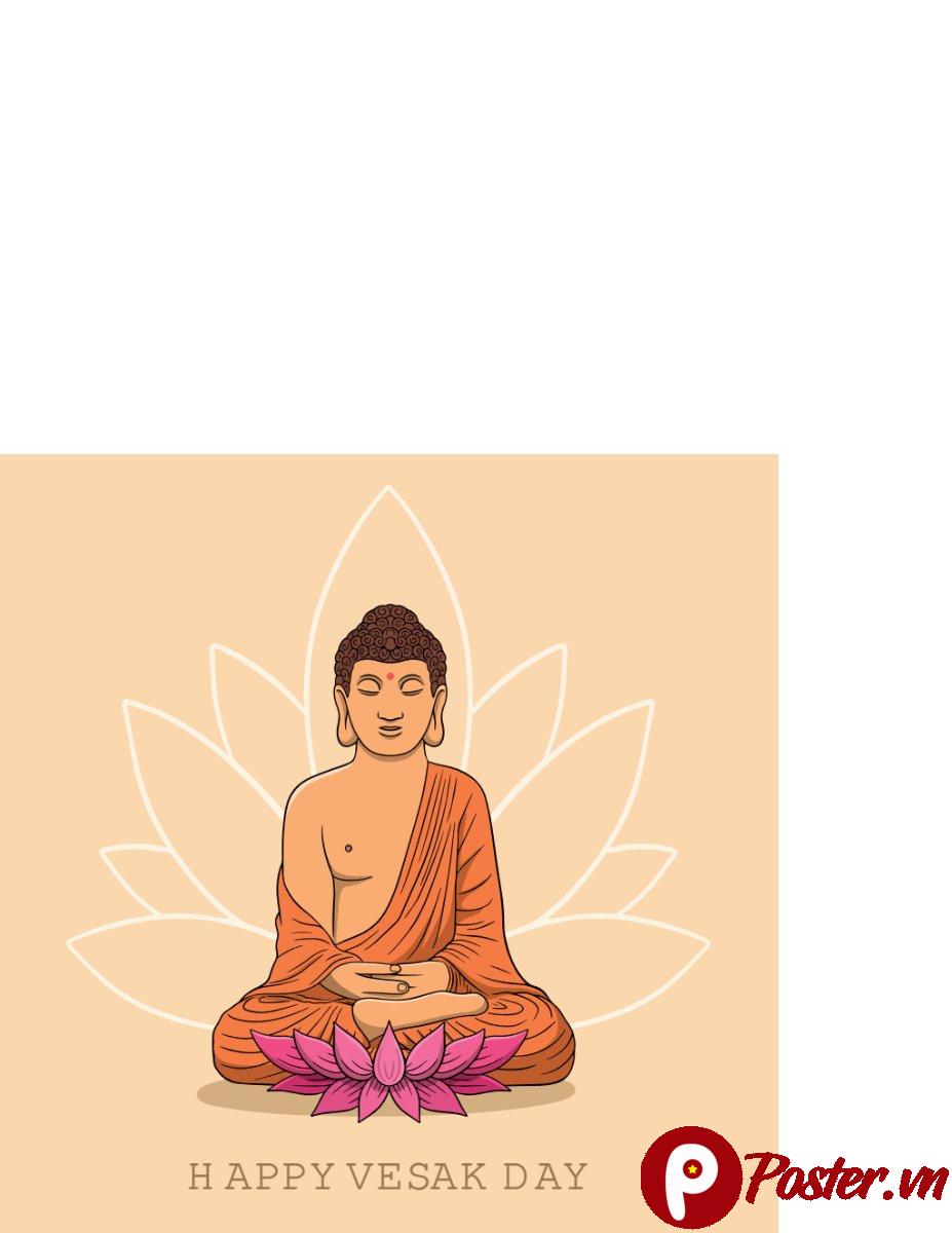Vector Phật Đản Vesak