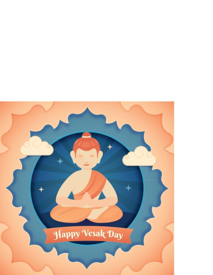 Vector Phật Đản Vesak