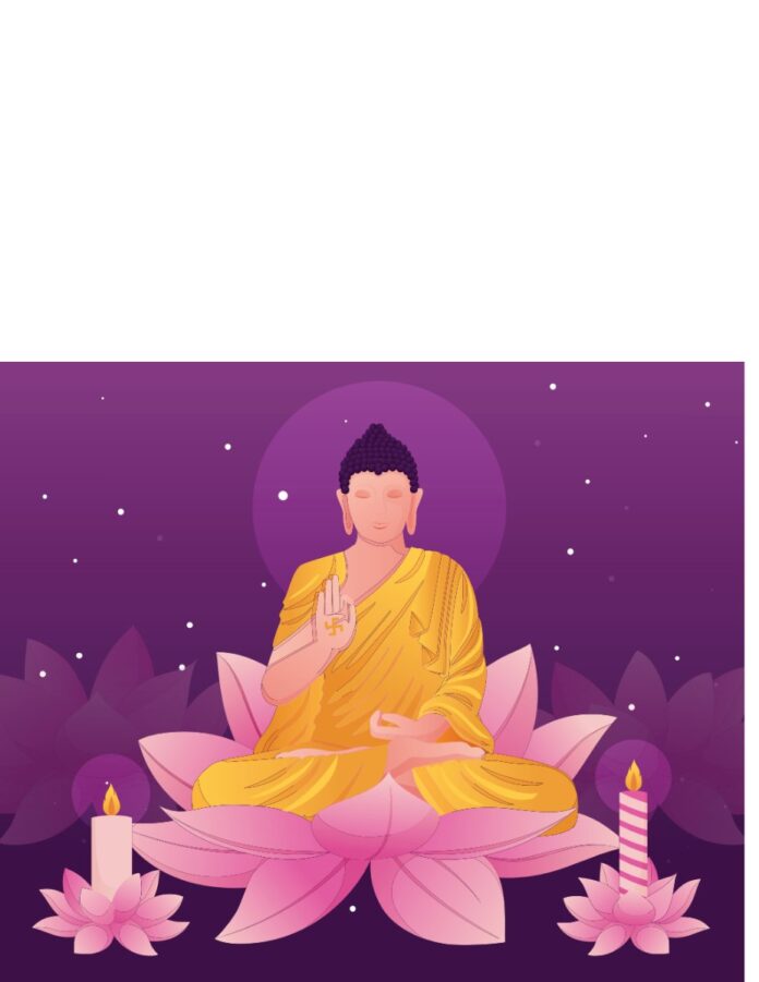 Vector Phật Thích Ca Mâu Ni