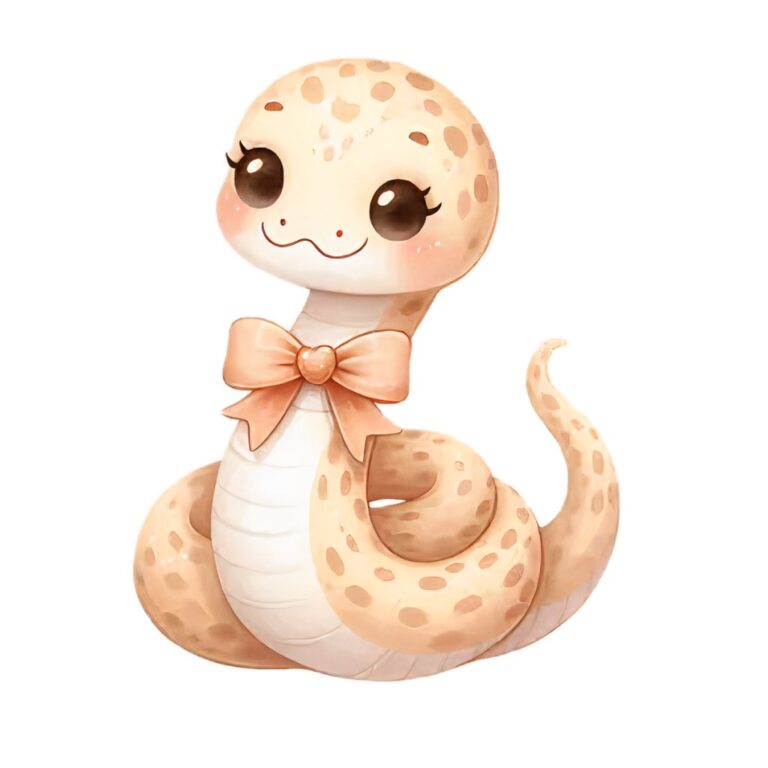 Vector rắn con dễ thương