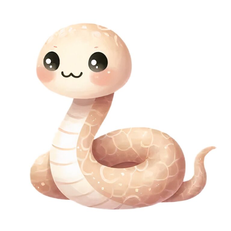 Vector rắn hoạt hình dễ thương