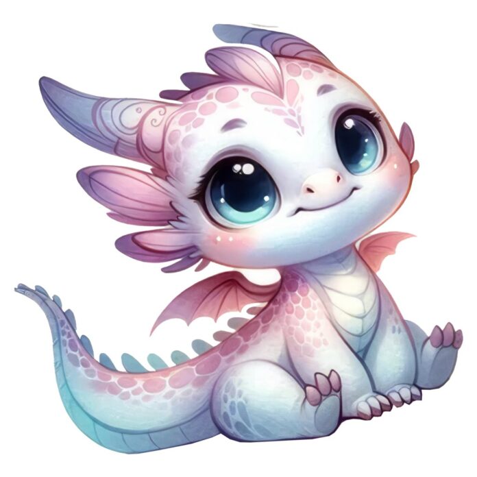 Vector rồng con dễ thương