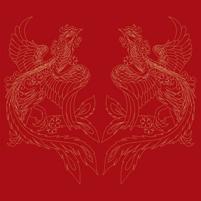 Vector rồng phượng nghệ thuật
