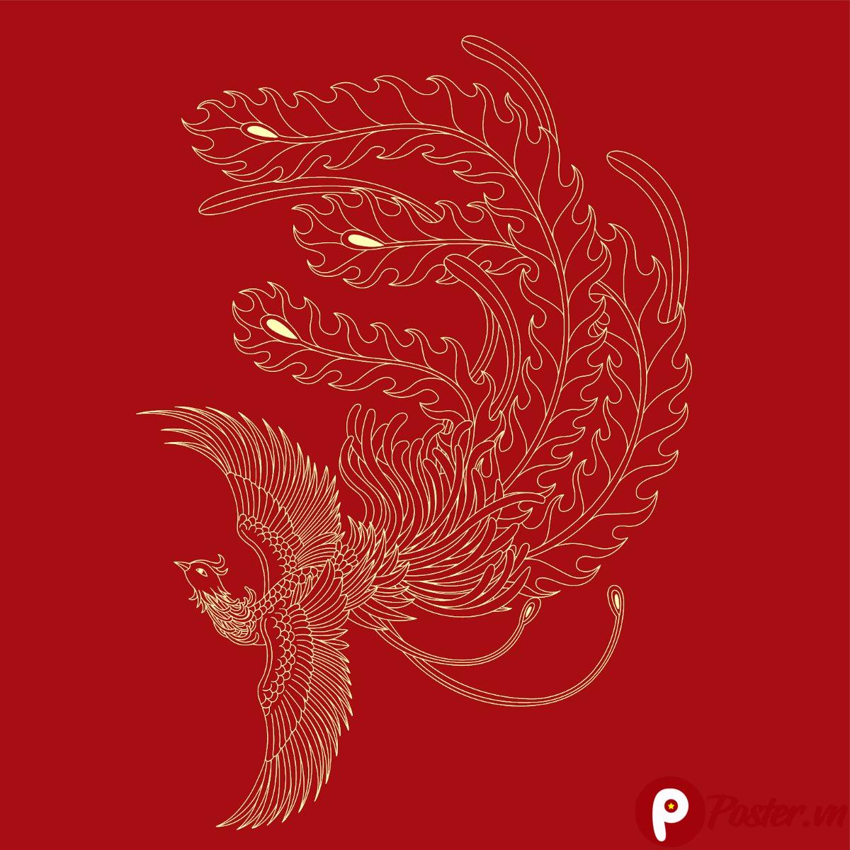 Vector Rồng Phượng Đồ Họa