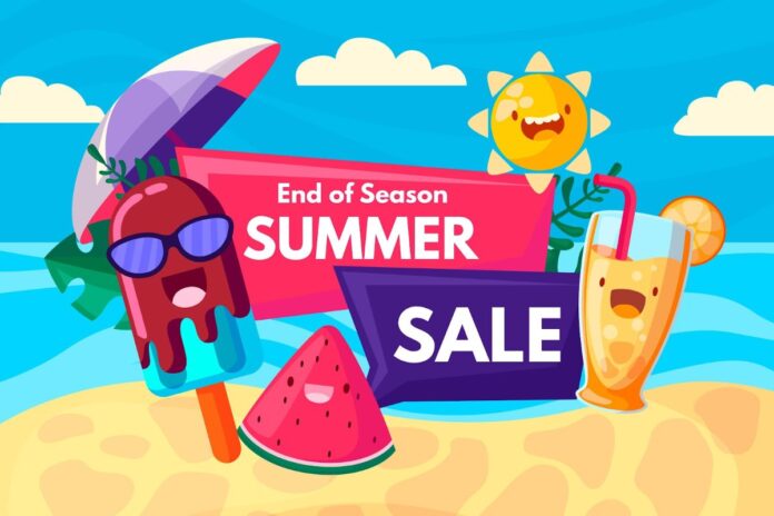 Vector Sale Hè Cuối Mùa
