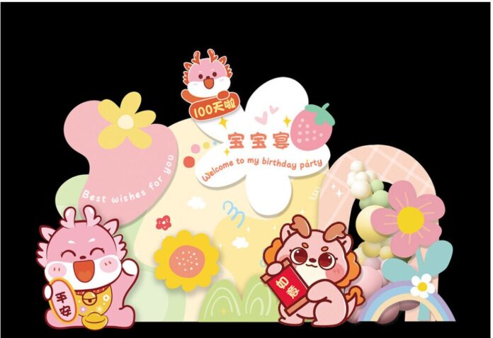 Vector sinh nhật bé ngộ nghĩnh